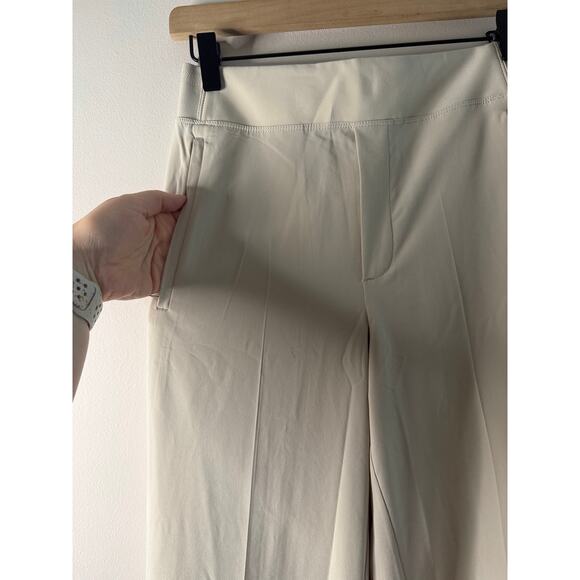 NWT Athleta Brooklyn Heights High Rise Pull-On Wide Trouser Khaki Size 2 - Picture 5 of 10